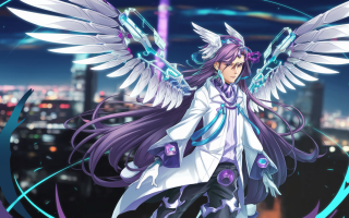 anime-ailes-ange-technologiques-skyline-futuriste
