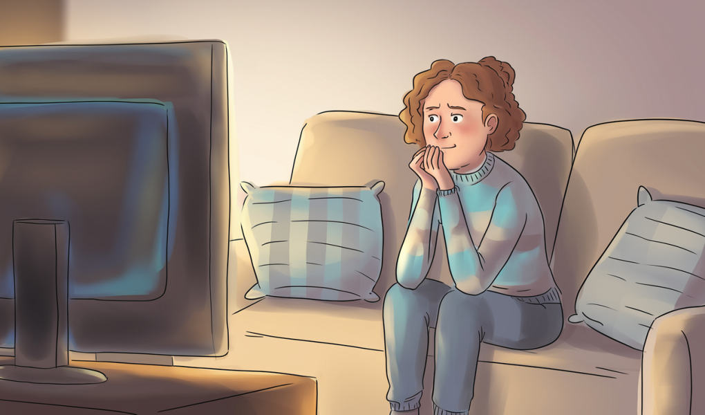 personne-canape-television-cosy