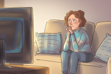 personne-canape-television-cosy