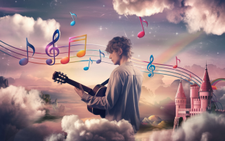 musicien-guitare-nuages-notes-couleurs