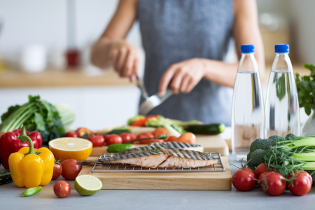 cuisine-moderne-preparation-repas-sain